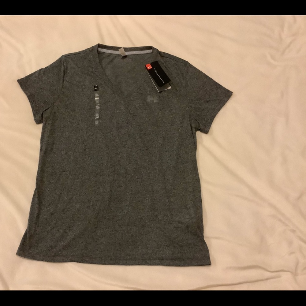 Lightweight workout tshirt, heather grey